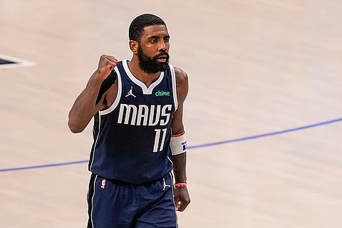 Dallas Mavericks guard Kyrie Irving